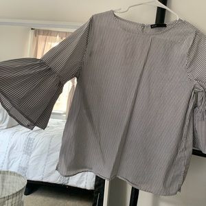 Striped Flowy Blouse